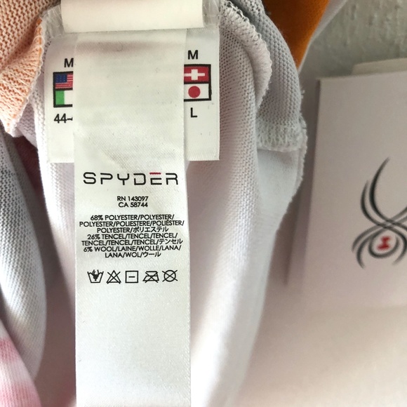 Spyder Choyce Multicolor Top Sz M - Picture 7 of 9